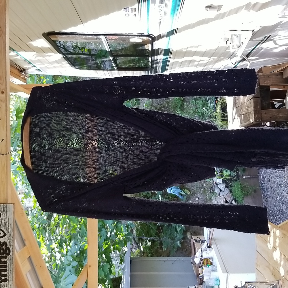 ✨Host Pick✨ 📦 Navy Blue boho sweater/shawl
